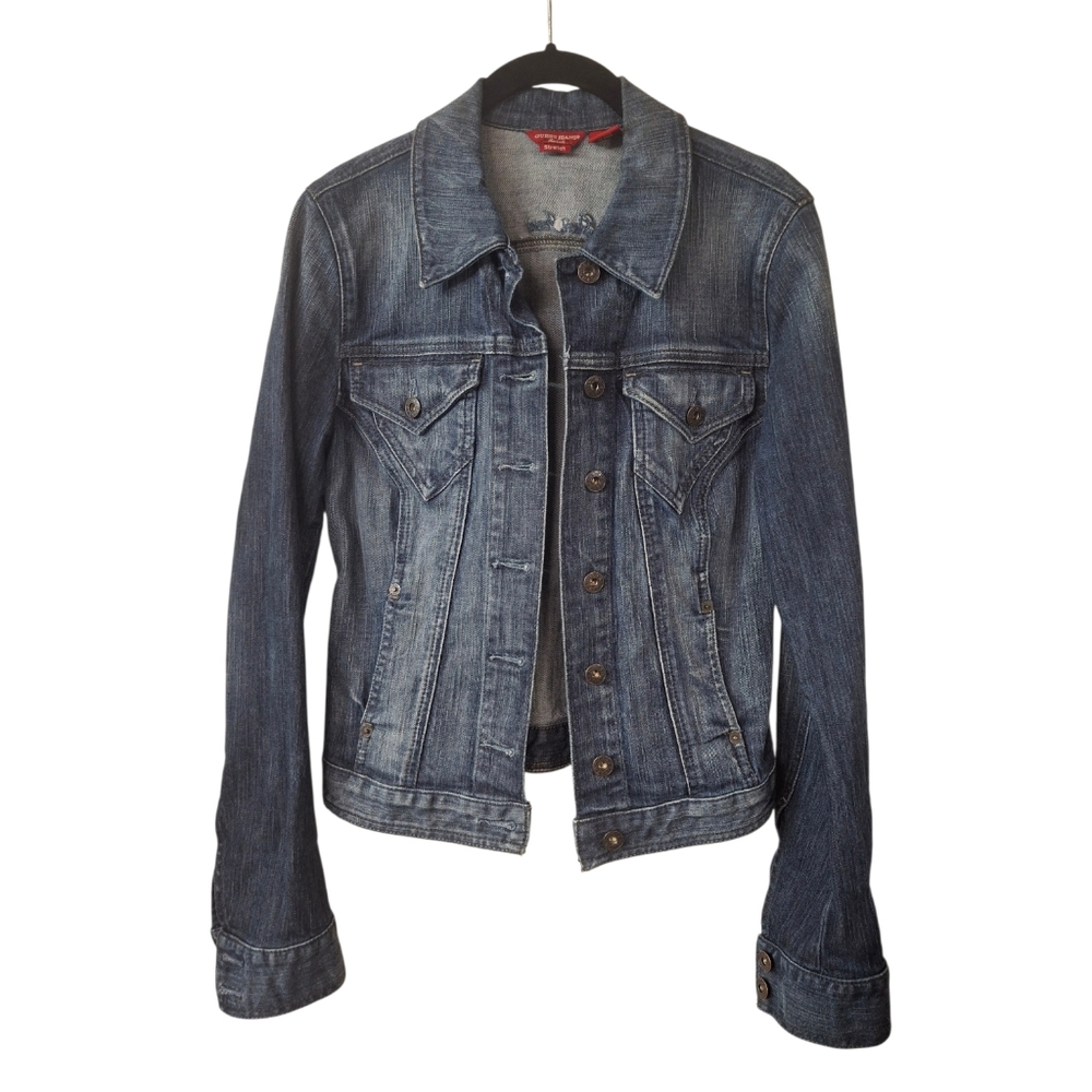 Guess Stretch Denim Women's Blue Jeans Jacket Size: M/8-10